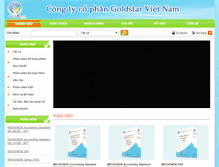 Tablet Screenshot of goldstar.com.vn